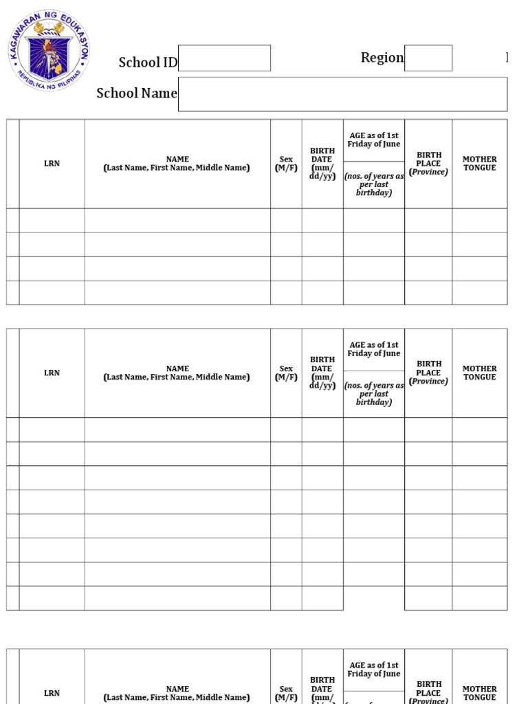 Student Enrollment and Attendance Report | PDF | Parent | Relationships