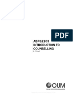 ABPG2203 Introduction To Counselling PDF