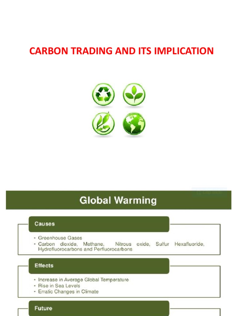 Carbon Trading and Its Implication | PDF | Clean Development Mechanism