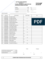 Daftar Hadir Try Out