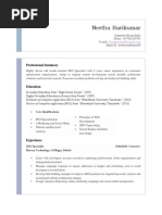 Neethu Harikumar - Resume