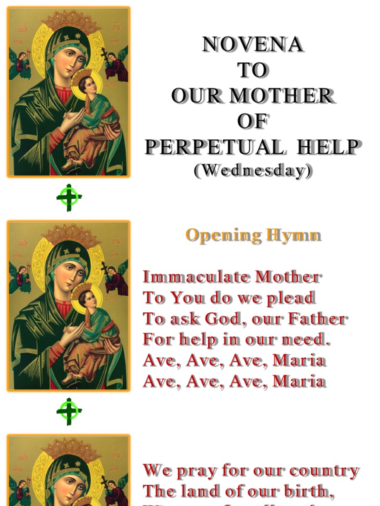 Novena TO Our Mother OF Perpetual Help: (Wednesday) | Download Free PDF ...