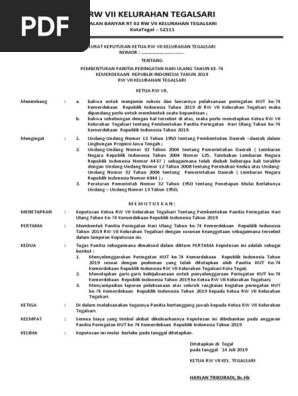 47 Contoh Undangan Tasyakuran Hut Ri Ke 74 Terbaik Gratis