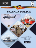 Uganda Police Force annual crime report, 2018