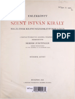 Serédi Jusztinián - Emlékkönyv Szent István Király Halálának Kilencszázadik Évfordulóján 2. (1938)