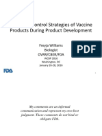 Analytical Control Strategies of Vaccine