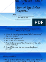 Name: - Grade and Section: - Date: June 11, 2019 Score