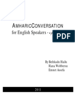 Hailu B., Wobbersu H., Assefa E. - Amharic Conversation for English Speakers - A Primary Book