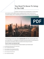 Everything You Need To Know To Setup A Business in The UAE PDF
