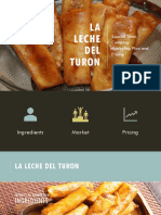 LA Leche DEL Turon: Special Turon Company Marketing Plan and Pricing