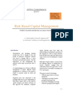 Risk Based Capital Management - Preeti &amp Warrier