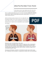 MAKANAN YANG BERSIH PARU 72 JAM