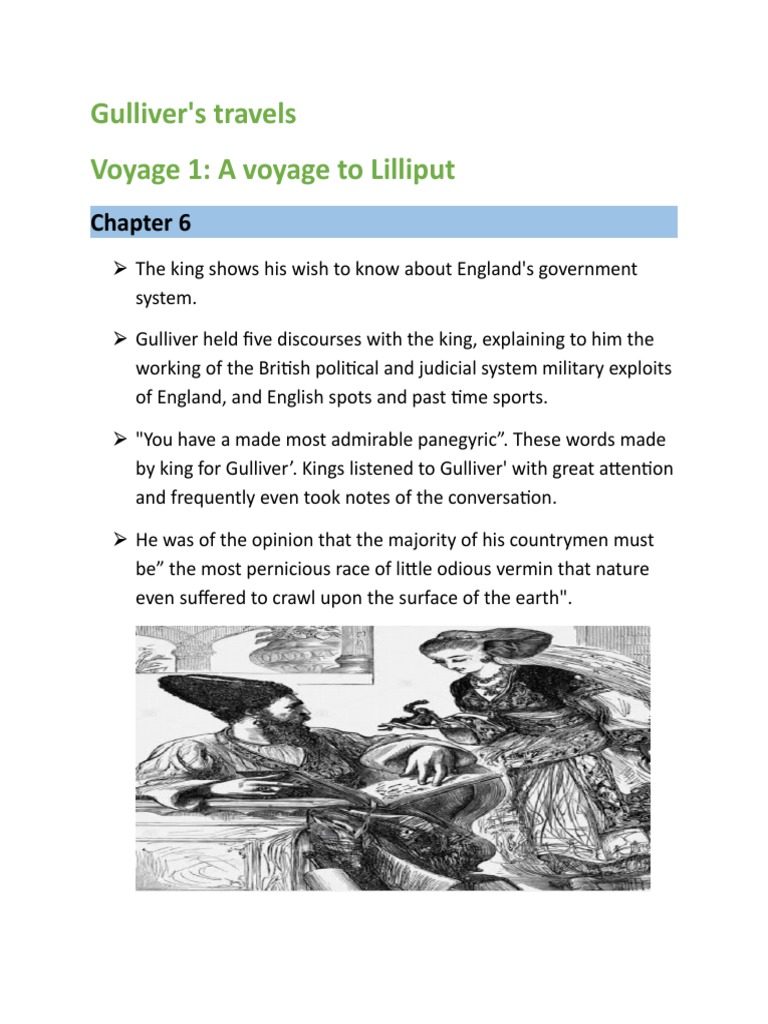 Gulliver's Travels Voyage 1 A Voyage To Lilliput PDF