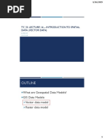 Outline: TC 25. Lecture 1A - Introduction To Spatial Data (Vector Data)