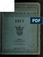 Bosanski Glasnik 1917. Godine - Bosnischer Bote 1917