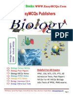 Biology Solved 1500 MCQs PDF Book With Answers Download PDF