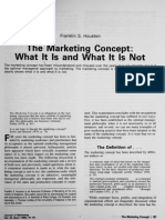 The Marketing Concept: What It Is and What It Is Not: Franklin S. Houston