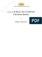 Earthwork Basics and A Traditional Calculation Method: Joshua A. Tiner, P.E