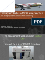 Recap On Airbus A330 Sim Practice: The Final Preparation Before DACP Screening