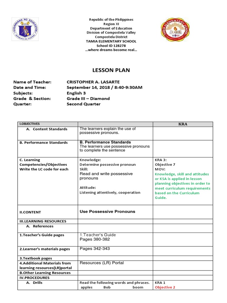 ENG 3 COT 2nd Quarter PDF Teachers Causality
