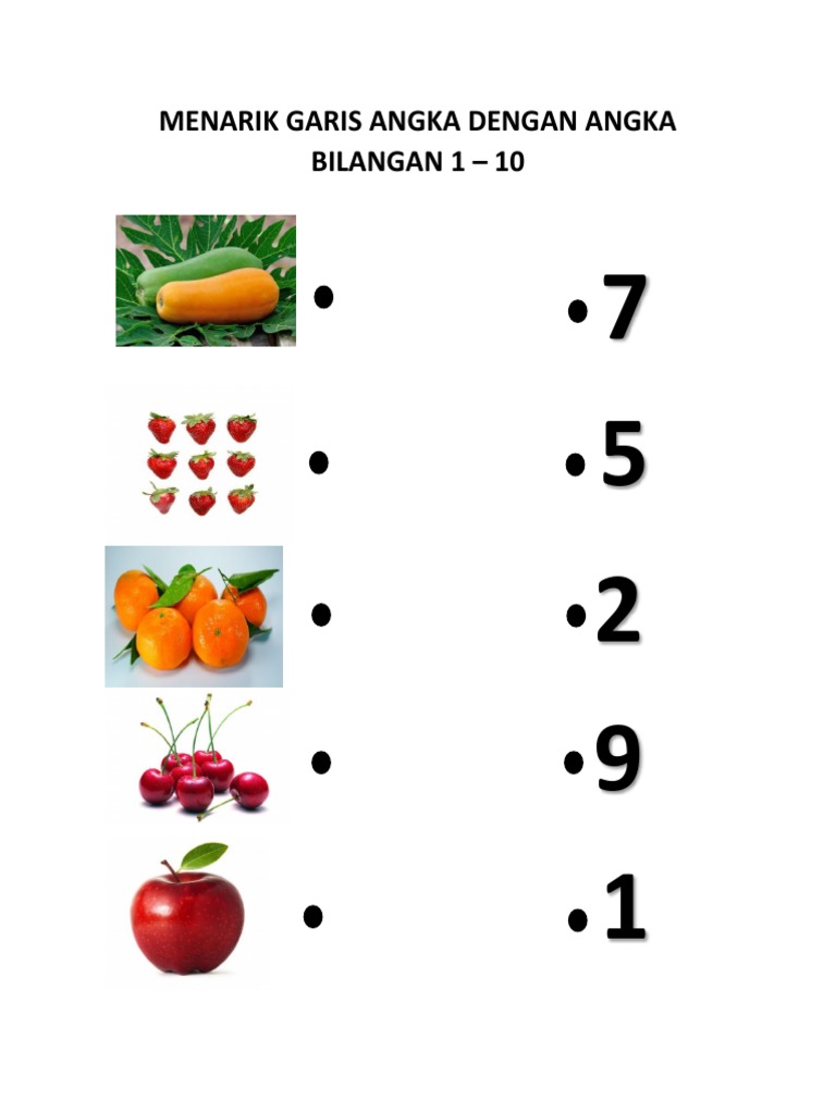 Menarik Garis Angka Dengan Angka Bilangan 1 Menarik Garis Angka Dengan Angka Bilangan 1