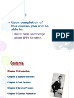 Basic Training On IPTV Solution Summary