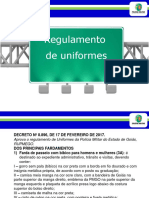 Slide - Regulamento de Uniformes - Aula 15