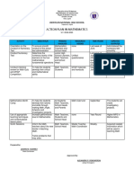 Math Action Plan 2019-2020