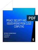 Privacy, Security and Trust Issues Arising From Cloud Computing