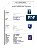 Biodata Peserta POP VII Batam