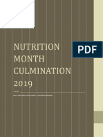 Nutrition Month Culmination 2019