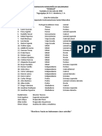 Convocatoria Senior 2019