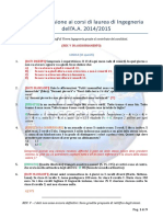 Test Di Ammissione Ingegneria 2014 15 Rev.V PDF