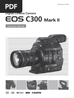 Canon Eos c300 Mark II