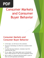 Consumer Markets and Consumer Buyer Behavior