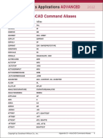 Autocad Command Aliases: Autocad and Its Applications