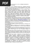 Regulamento Do Concurso Cultural-Aprendi Com Meu Pai