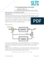 DPCM and Line Coding