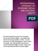 International Covenant On Economic Social and Cultural Rights