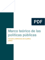 Marco Teórico de Las Políticas Públicas