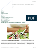 Dieta para Enfermos de Hernia Hiatal - Buena Salud