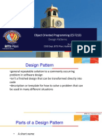 BITS Pilani: Object Oriented Programming (CS F213) Design Patterns