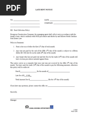 Late Rent Notice Template 03
