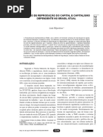 PADRÃO DE REPRODUÇÃO DO CAPITAL E CAPITALISMO DEPENDENTE NO BRASIL ATUAL