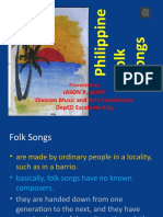 LECTURE-philippine Folk Songs