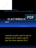 1. Comparador - Detector Nivel Histerísis Marzo - Julio 2019