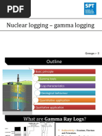 Nuclear Logging - Gamma Logging: Groups:-3