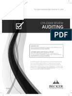 Auditing: Cpa Exam Review