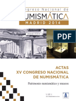 2014-2016-XV CONGRESO NUMISMATICA Casa Moneda Segovia Intervención Arqueológica en La Casa de Moneda de Segovia GROMA, Estudio de Arqueología y Patrimonio PDF