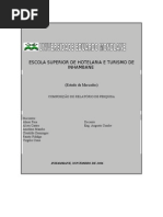 Relatório de Pesquisa